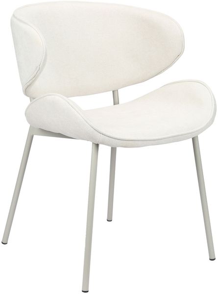 Selsey 'Pretically ' Polsterstuhl mit pflegeleichter Chenille, Creme