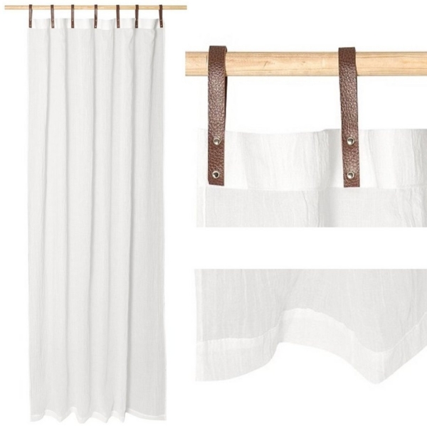 MAGMA Schlaufenschal Evi 2er Set weiß ca. 135 x 245 cm