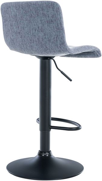 CLP Barhocker Hover mit Stoffbezug,blau Metall matt schwarz Bild 5