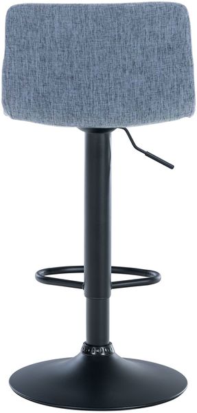 CLP Barhocker Hover mit Stoffbezug,blau Metall matt schwarz Bild 6