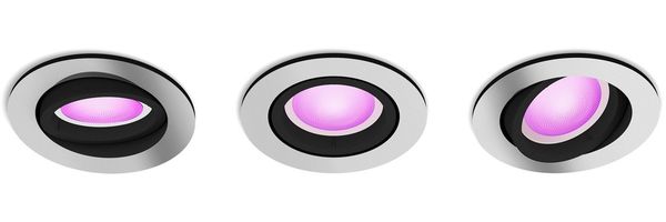 Philips Hue White&Col. Amb. Centura Einbausp 3flg alum 3x4.2W
