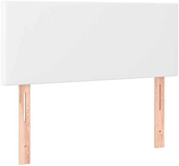 vidaXL Boxspringbett mit Matratze Weiß 120x190 cm Kunstleder 3269808 Bild 7