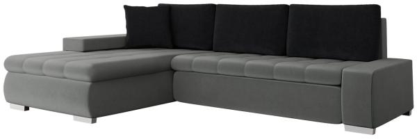 Ecksofa Orkan Mini, Farbe: Magic Velvet 2217 + Magic Velvet 2219