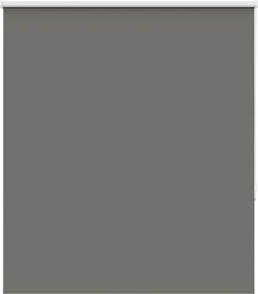 vidaXL Verdunkelungsrollo Grau 130x175cm Stoffbreite 126,6cm Polyester 4011160