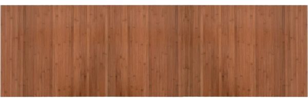 vidaXL Teppich Rechteckig Braun 60x200 cm Bambus 376716 Bild 2