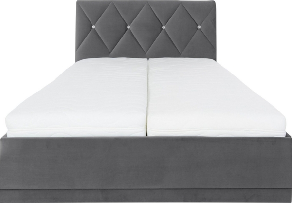 Westfalia Schlafkomfort Polsterbett Adamas, auch mit Bettkasten, Knopfheftung mit Strasssteinen Bild 3