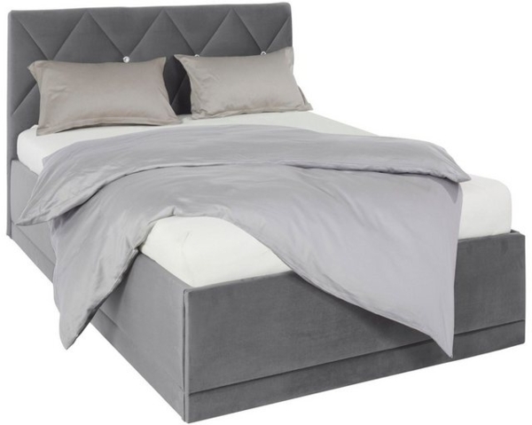 Westfalia Schlafkomfort Polsterbett Adamas, auch mit Bettkasten, Knopfheftung mit Strasssteinen Bild 4