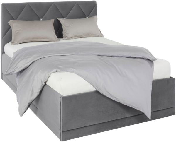 Westfalia Schlafkomfort Polsterbett Adamas, auch mit Bettkasten, Knopfheftung mit Strasssteinen Bild 2