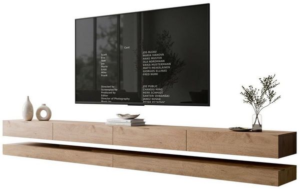 Lookway TV-Schrank SKY 280 cm mit LED-Beleuchtung (1x Tv-Schrank)