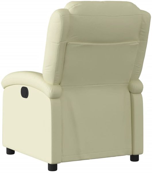 vidaXL Relaxsessel Creme Echtleder 371791 Bild 3
