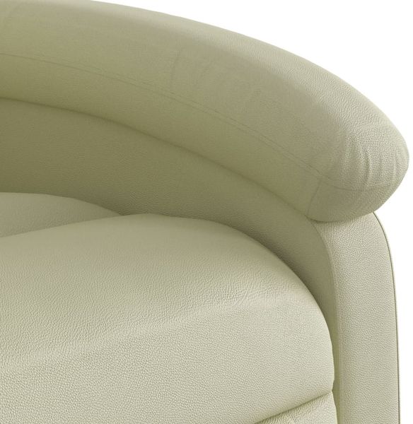 vidaXL Relaxsessel Creme Echtleder 371791 Bild 8