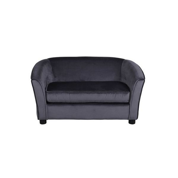 ebuy24 Sofa Velvet Sofa 2 Personen für Kind grau, 1 Teile Bild 4