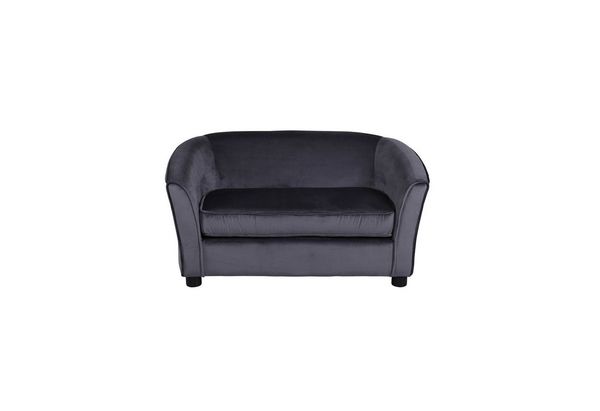 ebuy24 Sofa Velvet Sofa 2 Personen für Kind grau, 1 Teile Bild 5