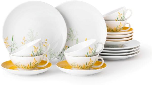 Seltmann Weiden Liberty Teeservice 18-teilig klein Meadow Grasses curry 001.769723