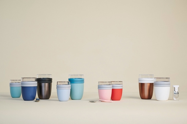 Mepal ELLIPSE Lunchpot 500 + 200 ml Nordic Green 6er Set Bild 3