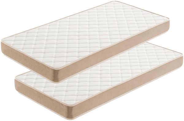 Moonia 2er-Pack Matratzen Komfortschaum Beige 70x180cm