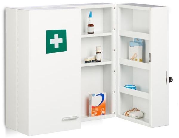 Abschließbarer Medizinschrank