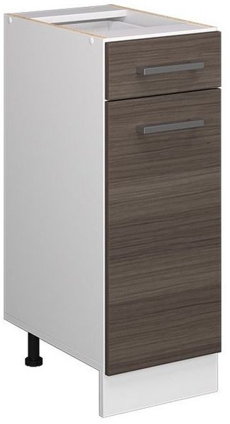 Küchenunterschrank R-Line Edelgrau 30 cm ohne Arbeitsplatte Vicco