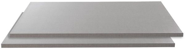 rauch Einlegeboden ORANGE, B 66 x T 48 cm, Grau, Texline Dekor, (2 St), Grau, Texline Dekor, mit 4 Bodenträgern, Made in Germany