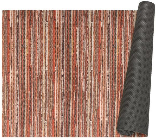 ANRO Küchenläufer Premium Flechtoptik RUNNA Läufer Küchenteppich Stoff-Teppich, Rechteckig, Höhe: 3 mm, Stoff schmutzabweisend 67x100cm Natural Braun robust