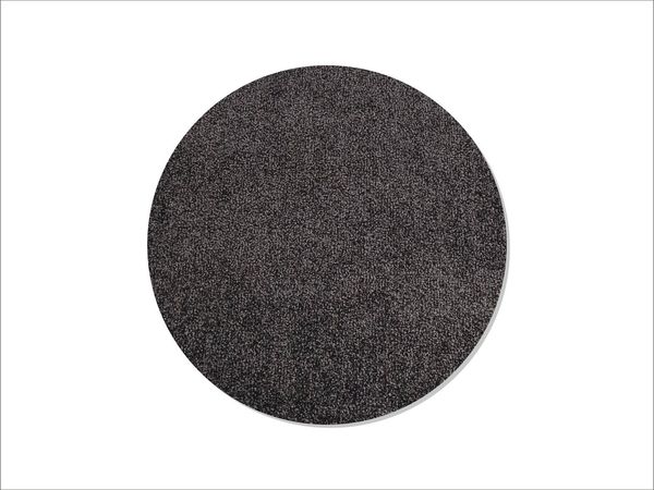 Keilbach Designprodukte Fußmatte point-grande Durchmesser 115cm, rund, Höhe: 9 mm, rutschfest, 30°C waschbar