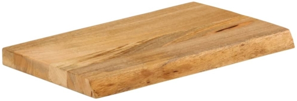 vidaXL Tischplatte mit Baumkante 40x30x3,8 cm Massivholz Mango 370474