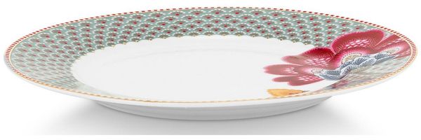 PiP Studio Frühstücksteller Blooming Tales Blue Frühstücksteller 21cm