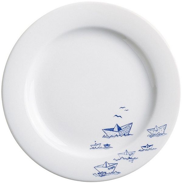 KAHLA Ahoi Marie Brunch-Teller 23 cm Papierschiffchen Bild 5
