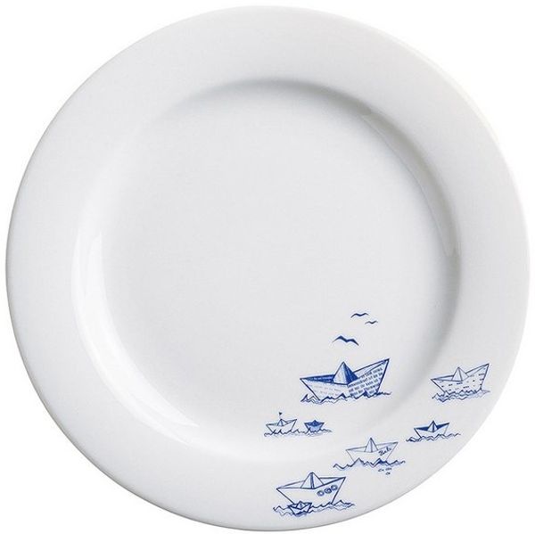 KAHLA Ahoi Marie Brunch-Teller 23 cm Papierschiffchen Bild 4