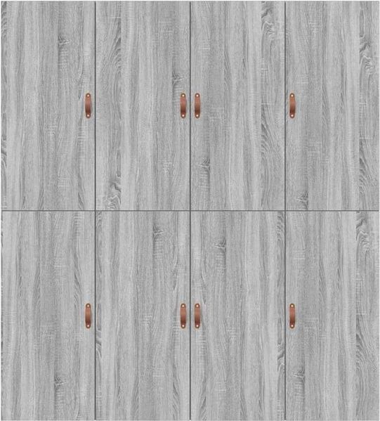 vidaXL Aufbewahrungsbettgestell Graues Sonoma 200 x 200 cm 3335362 Bild 9