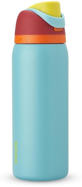 Owala FreeSip Isolierte Edelstahl Trinkflasche mit Strohhalm, 945 ml – BPA-frei, optimal für Sport, Fitness, Outdoor und Reisen, Summer Sweetness