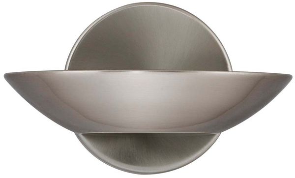 LED Wandleuchte, Silber, 17 cm, WALL