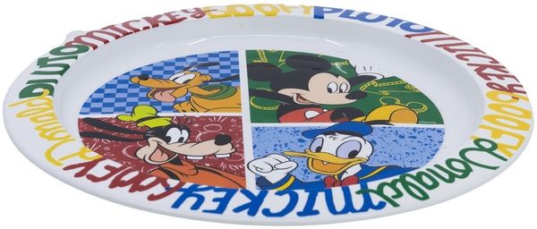 Disney Mickey Mouse Kinder Teller Mikrowellengeeignet für zu Hause Bild 2