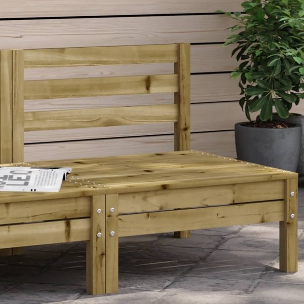 vidaXL Gartensofa ohne Armlehnen Kiefernholz Imprägniert 837997