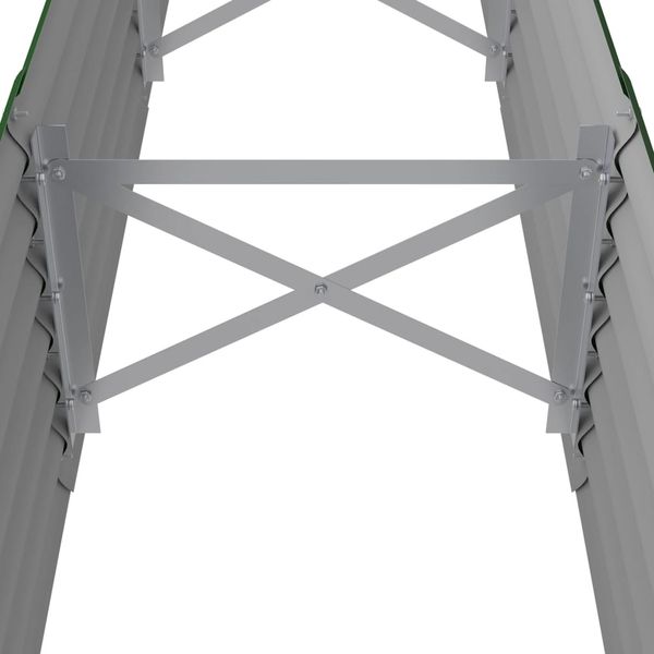 vidaXL Hochbeet Verzinkter Stahl 224x40x36 cm Grün 318873 Bild 5