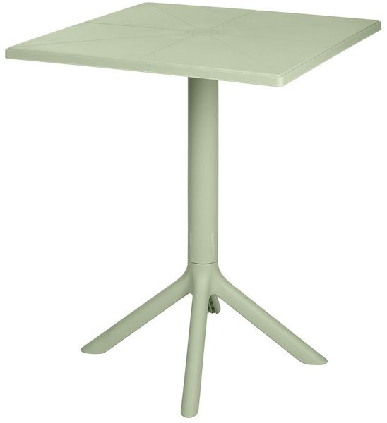 Bistrotisch Lagos Komfort, Polypropylen, Grün, 60 x 75 x 60 cm