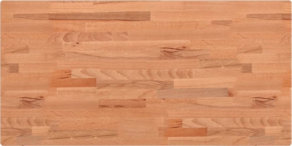 vidaXL Tischplatte 80x40x1,5 cm Rechteckig Massivholz Buche 3188889