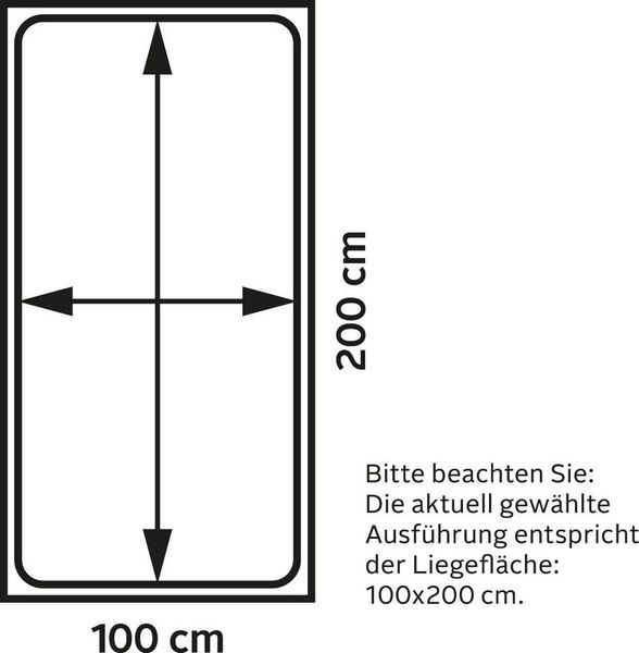 Westfalia Schlafkomfort Boxspringbett, in diversen Ausführungen