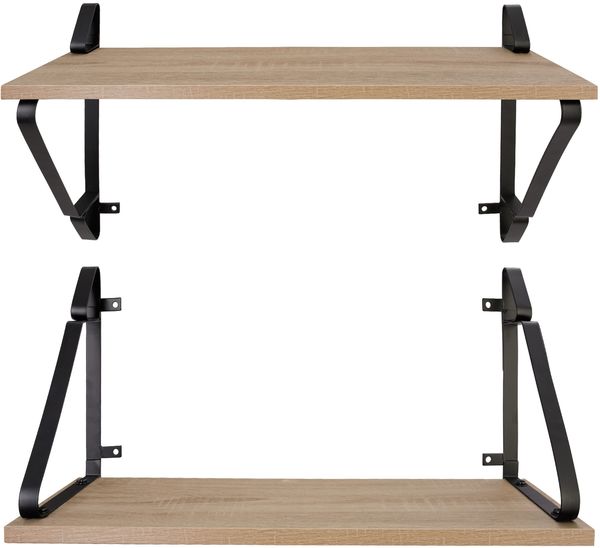 tectake Wandregal 2er Set Wandregal, Set, Industrial Style Bild 4