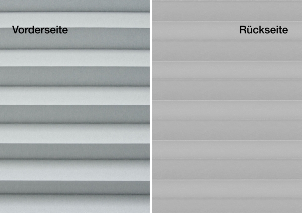 ondeco Plissee Thermo für Fenster innen, Montage in Glasleiste mit Spannschuh, Sonnenschutz-Rollo, Lichtschutz und blickdicht, leichte Verdunkelung, Silber, B): 71-80 cm, H): 151-200 cm Bild 6