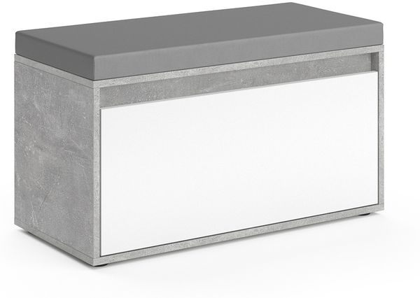 Schuhbank Iker Beton 80 x 45 cm Vicco