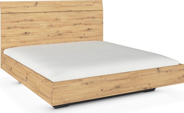 rauch Futonbett Bett Doppelbett Holzbett AGORDO, mit hohem Kopfteil und schwebender Optik MADE IN GERMANY