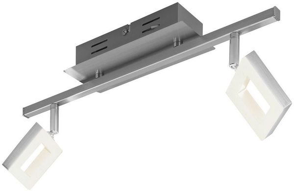 casa NOVA LED Deckenstrahler REAL, 2-flammig, B 36 cm, Aluminium, Dimmfunktion, LED fest integriert, Warmweiß