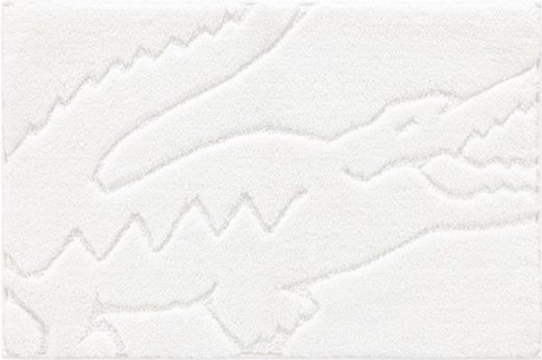 Lacoste Badematte Lheritag Badematte, 100% Baumwolle, 50X80, mit Label-Applikationen