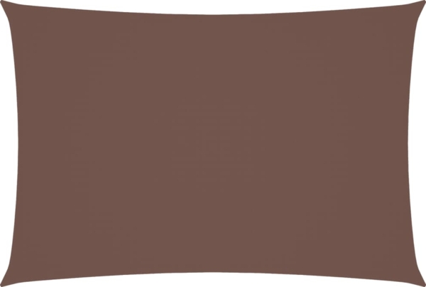 vidaXL Sonnensegel Oxford-Gewebe Rechteckig 3x5 m Braun 135817