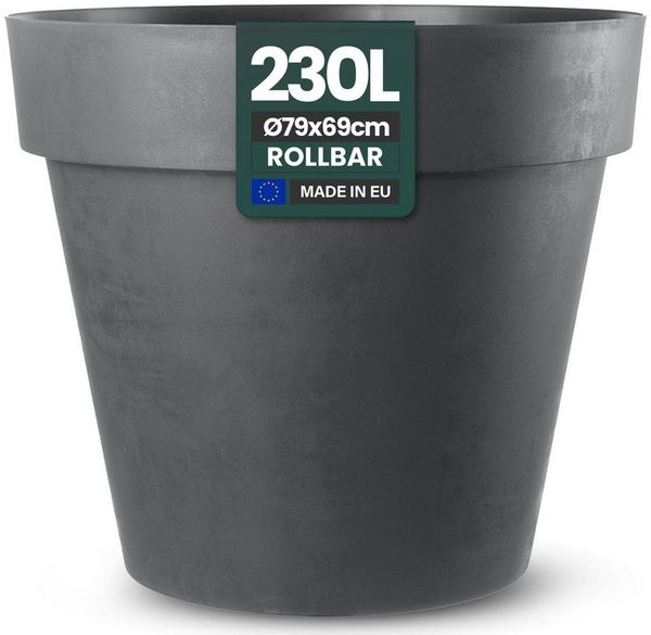 Kreher Pflanzkübel Rollbarer XXL Pflanzkübel "LIKE" Ø 79 cm in verschiedenen Farben (1 St)