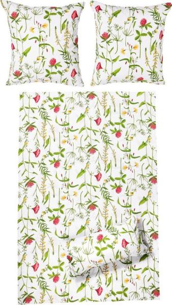 Erwin Müller Bettwäsche Bettwäsche, Seersucker, 2 teilig, Perkal-Seersucker Blumen