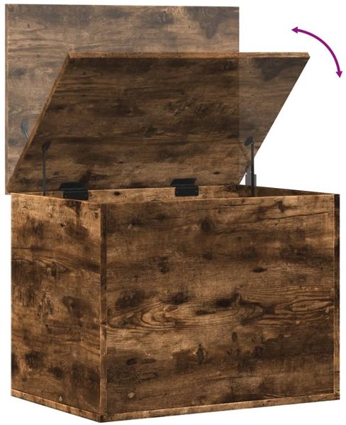 vidaXL Truhe Räuchereiche 60x42x46 cm Holzwerkstoff 840657 Bild 8