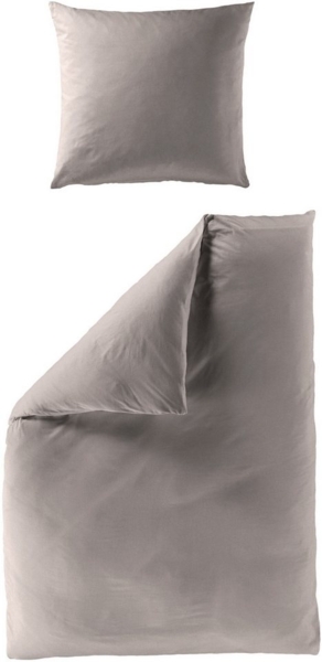 BIERBAUM Biber Bettwäsche, Baumwolle, Braun, 240x220 cm Bild 5