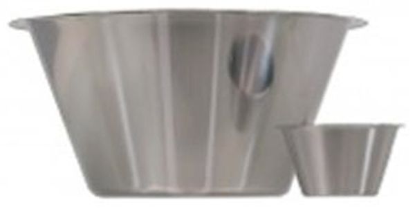 Rührschüssel 0 75 l Ø16x7 5 cm konische hohe Ausführung Edelstahl